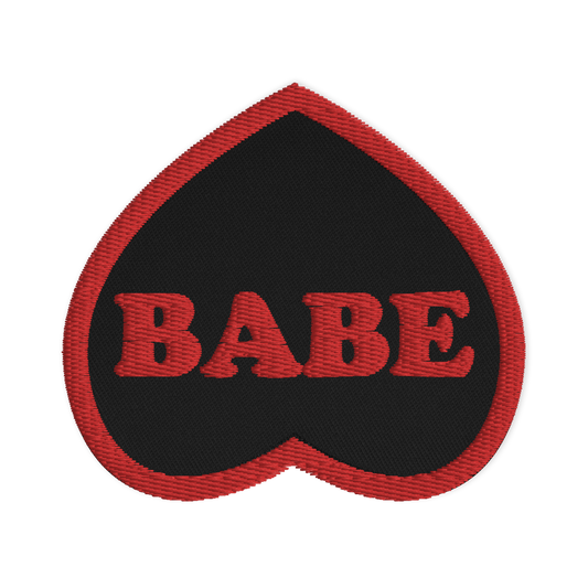 Babe- Embroidered patch