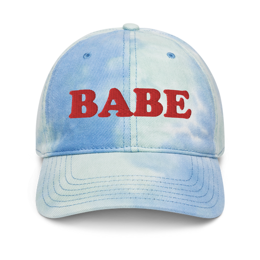 BABE - tie dye cap