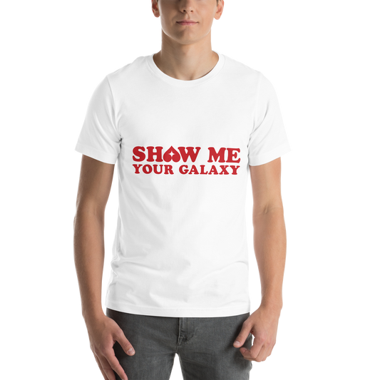 Show Me Your Galaxy - white t